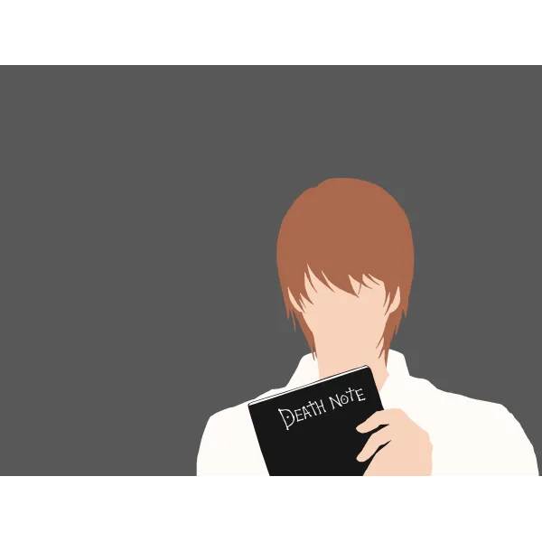 Light Yagami Minimalista  Mouse Pad (Desk Mat)