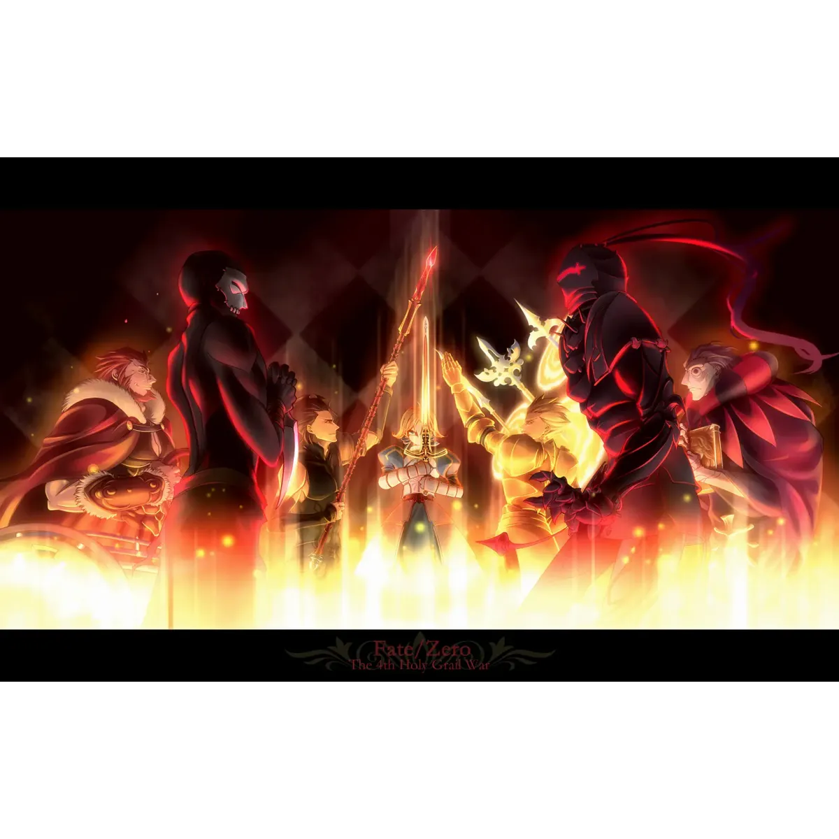 Anime Fate/Zero Mouse Pad (Desk Mat)